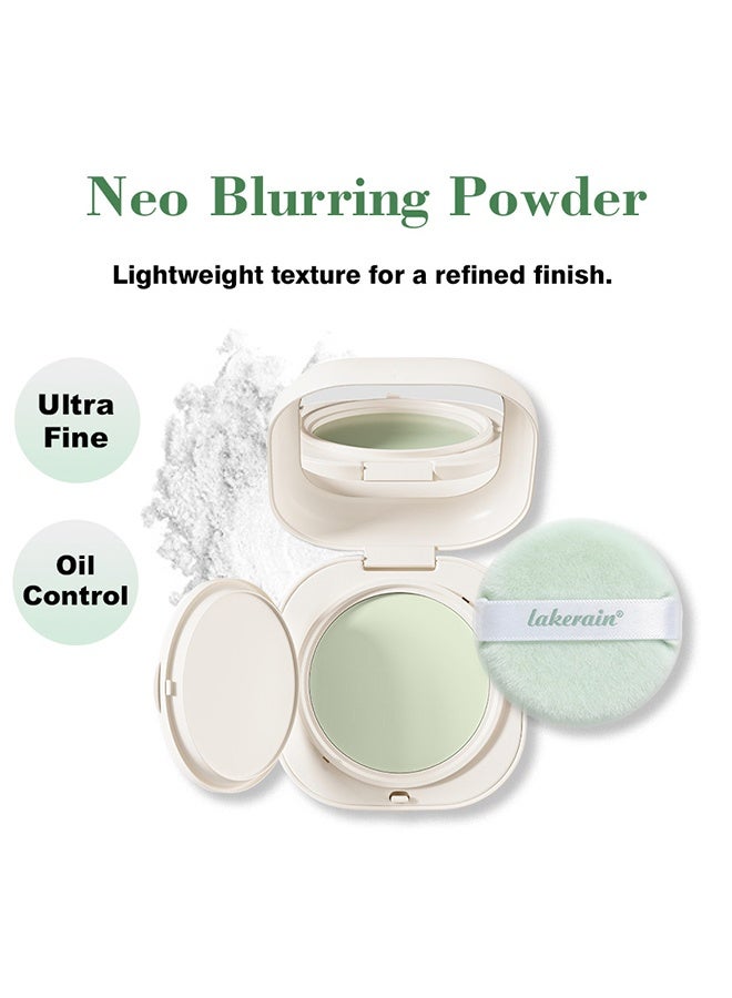 lakerain Neo Blurring Powder, Oil-Control Compact with Pore Blurring, For A Shine-Free, Matte Finish, Smoothing Finish & Travel-Friendly, No-Spill - Image 4
